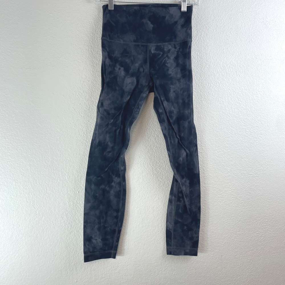 Lululemon Align Pant 25 Diamond Tye Dye Graphite‎ Grey Bronze Green Leggings Gym